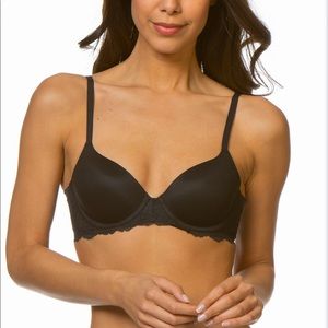 NWT Spanx Undie-tectable Demi Bra in Black 34B